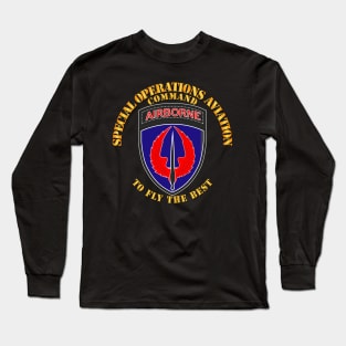 Special Operations Aviation Command - SSI Long Sleeve T-Shirt